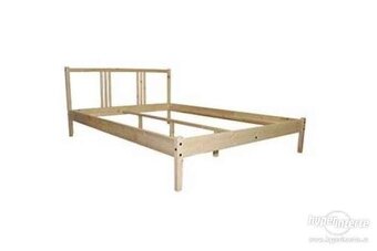 Dřevěná postel IKEA 140x200 cm - 2