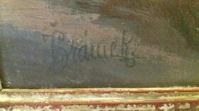 Prodám originál obrazu Tání sněhu v Beskydech - 2