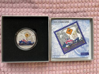 Stříbrná mince Cesta kolem světa - Sydney stand - 2