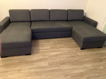 Sedací souprava - rozkládací s úložným prostorem - 2