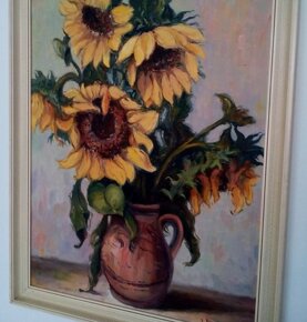 Obrázek - slunečnice, zátiší - 2