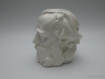 Starožitná socha – busta Jaroslav Vrchlický – Graniton - 2