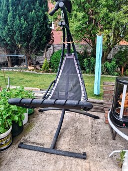 Závěsné zahradní lehátko se střískou - 2