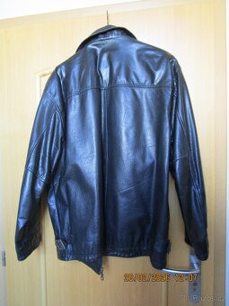 Kožená bunda pánská. Velikost L. - 2