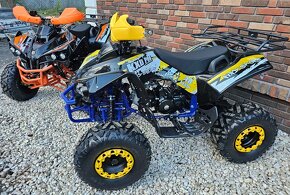 Dětská čtyřkolka 125 ccm Warrior 8" 3G RS - modro žlutá - 2