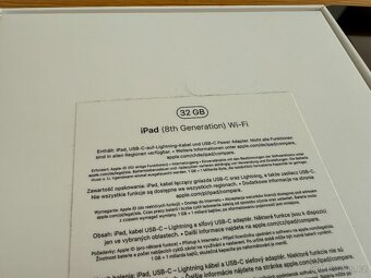 iPad 8. generace 32Gb Wi-Fi, vesmírně šedý - 2