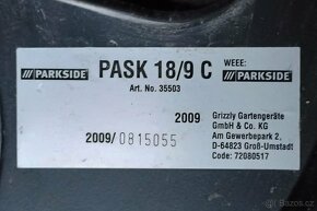 PARKSIDE PASK 18/9 C filtr na popel a saze - 2