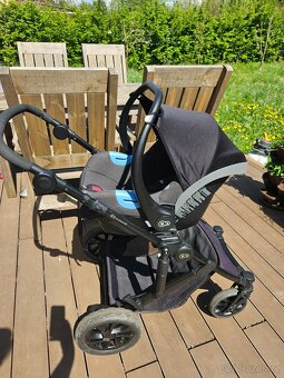 Kinderkraft prime lite černý 3in1 - 2