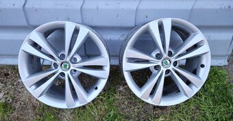 Originál alu kola škoda neptune 5x112 R18 - 2