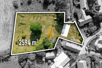 Prodej zasíťovaného oploceného stavebního pozemku se stavebn - 2
