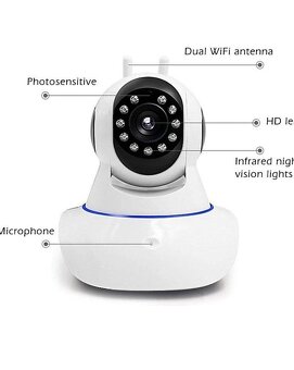 Bezdrátová bezpečnostních Wi-Fi IP kamera, - 2