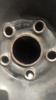 185/60 R14 pneu, plechové disky 6Jx14 ET43 - 2