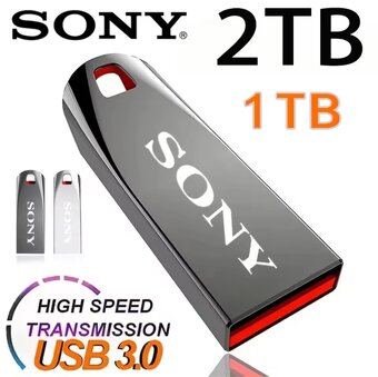 Flash disk SONY-2TB(2048GB) USB 3.0, kovový, stříbrný - NOVÝ - 2