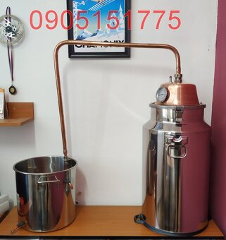 Destilacny pristroj 58L + litinova platna + REFLUKTOR - 2