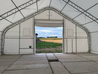 Plachtová montovaná hala - 12,2 x 24,4 x 6,4 m - 900g/m2 - 2