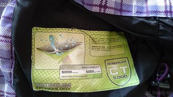 Dívčí fialová značková zimní bunda i na lyže, vel. 146 - 2