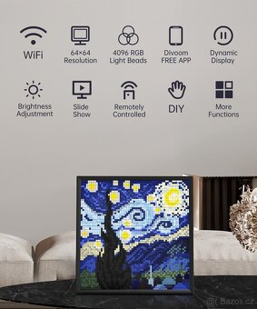 Divoom Pixoo 64 - Pixel-art smart displej - 2