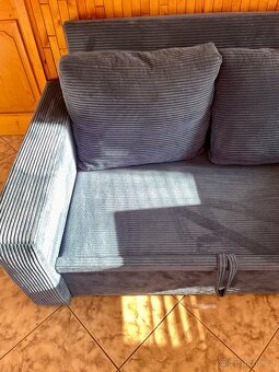 Prodám rozkládací manšestrovou pohovku - 2