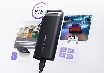 Externí SSD disk T5 EVO 8 TB - NOVY nerozbaleny - 2