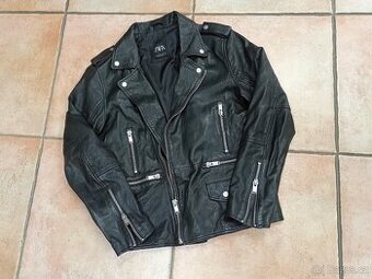 Kožený křivák Zara - M - jako nový - 2