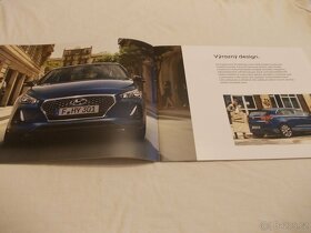 HYUNDAI i30 i40 - sada českých prospektů - 2
