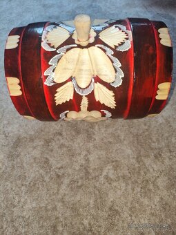 Prodám Dřevěný soudek ruční prace dekorace dovoz Rumunsko - 2