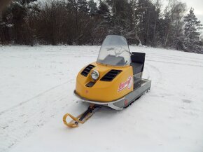 Sněžný skútr Buran / TOP stav veterána - 2