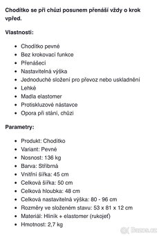 Chodítko pro seniory - 2