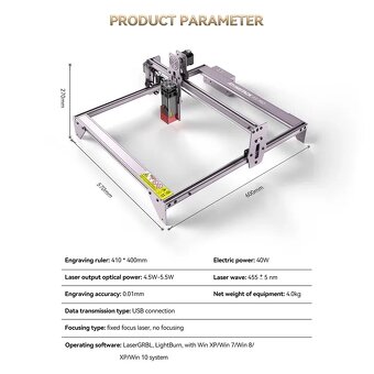 Prodám nepoužitý laserový CNC gravírovací Atomstack A5 - 2