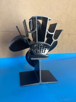 Tichý krbový ventilátor s automatickým chodem - 2