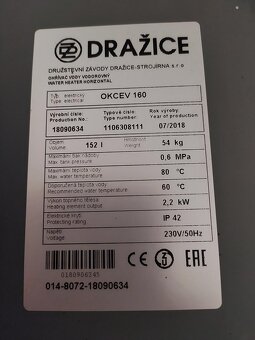 Bojler elektrický Dražice - 2