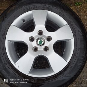 Orig.alu disky ŠKODA OCTAVIA 2 15" - 2