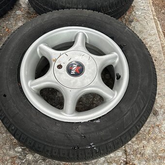 Sada alu kol 4x100 r13 + pneu Michellin - 2