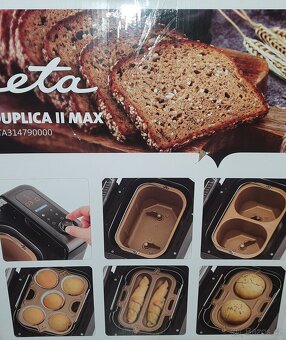 Domácí pekárna ETA Duplica II-Rohlíky, housky, jogurt, maso - 2