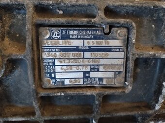 PREVODOVKA Getriebe ZF ECOLITE 6S 800 T0 - MAN - 2