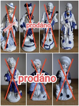 Porcelánová sošky - poslední 4ks - 2