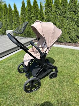 Cybex Priam 4.0 Simply flowers grey+seatpack Cozy Beige - 2