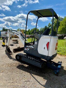Minibagr Bobcat E17, Rok 2019,Vaha 1711kg - 2