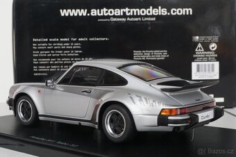 1:18 Autoart Porsche 911 3.0 Turbo Silver Metallic - 2