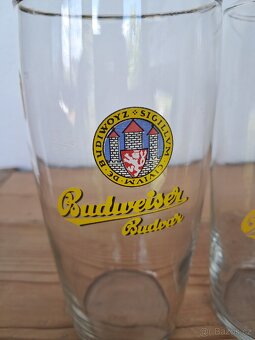 Retro pivní půllitry Budvar - 2