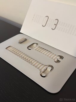 Bílý řemínek Apple Watch Ocean Band – originál Apple - 2