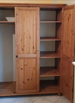 Ikea Leksvik antik šatní skříň - 2