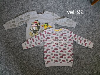 Chlapecké mikiny vel. 92 - 2