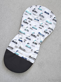 Nová prodloužená podložka do kočárku králík závodník - 2