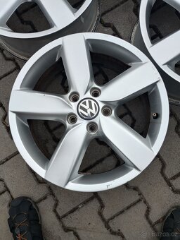 Alu litá kola BORBET 17" ORIGINÁL VOLKSWAGEN,5x112mm - 2