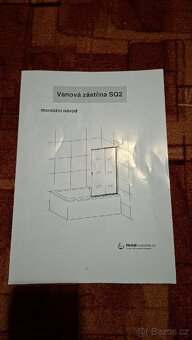 Posuvné dveře k vaně. - 2