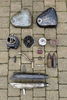 ČZ 125 B T - dily - 2