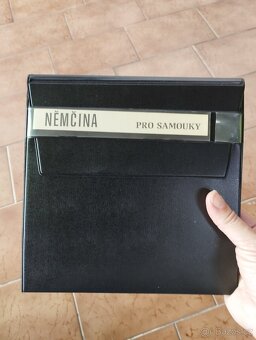 Němčina pro samouky - retro vinylové desky 5ks - 2