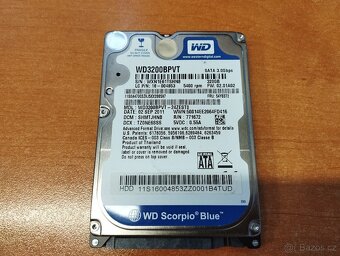 Disk WD Scorpio Blue 320GB 2,5" SATA - 2