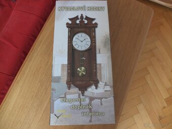 NÁSTĚNNÉ KYVADLOVÉ HODINY RETRO PENDLOVKY.. - 2